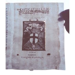 Restauro volume Annali di Genova 1537