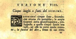 IL TRATTATO DEL SUBLIME di D. Longino edizione 1737 vol.3 FINIS